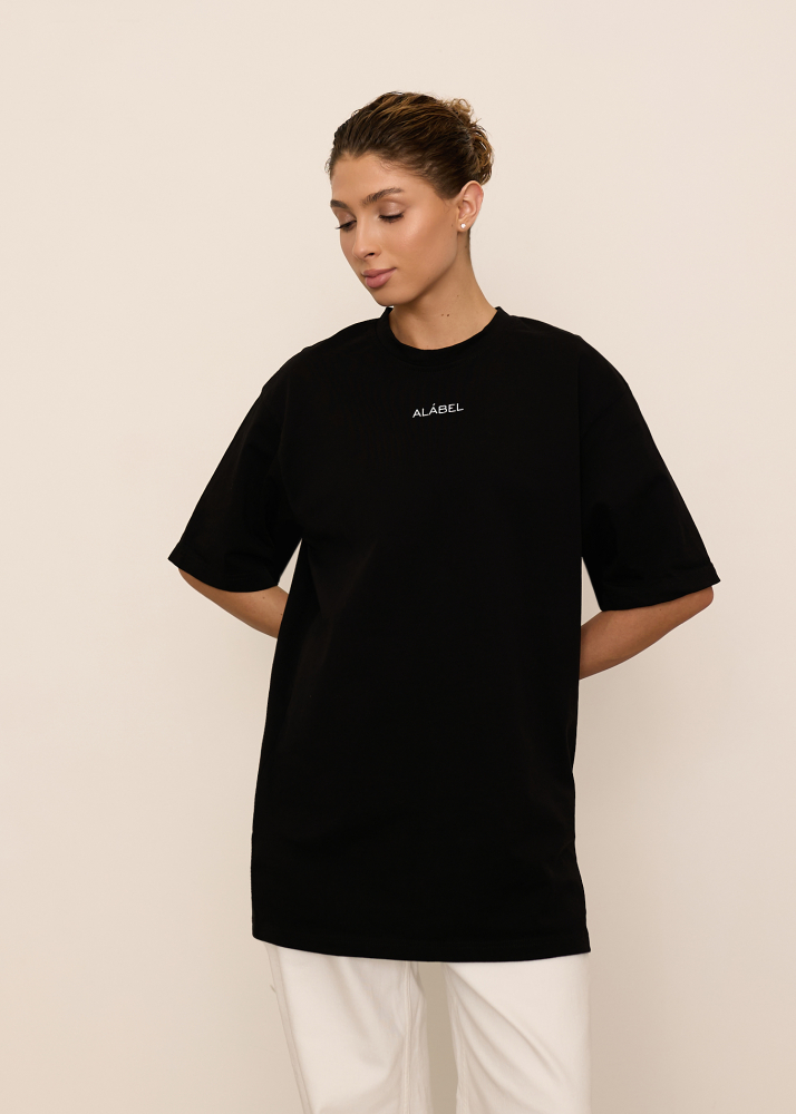 Футболка BASE черная ALÁBEL