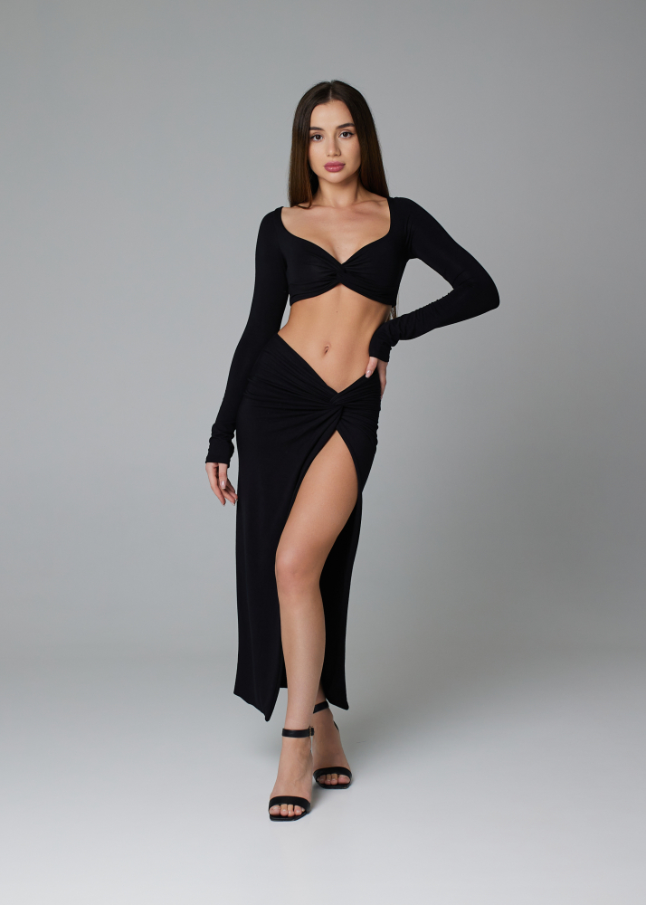 Юбка JUNE черная ALÁBEL