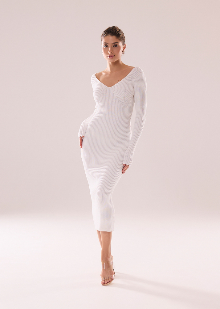 Платье LUSH молочное  ALÁBEL