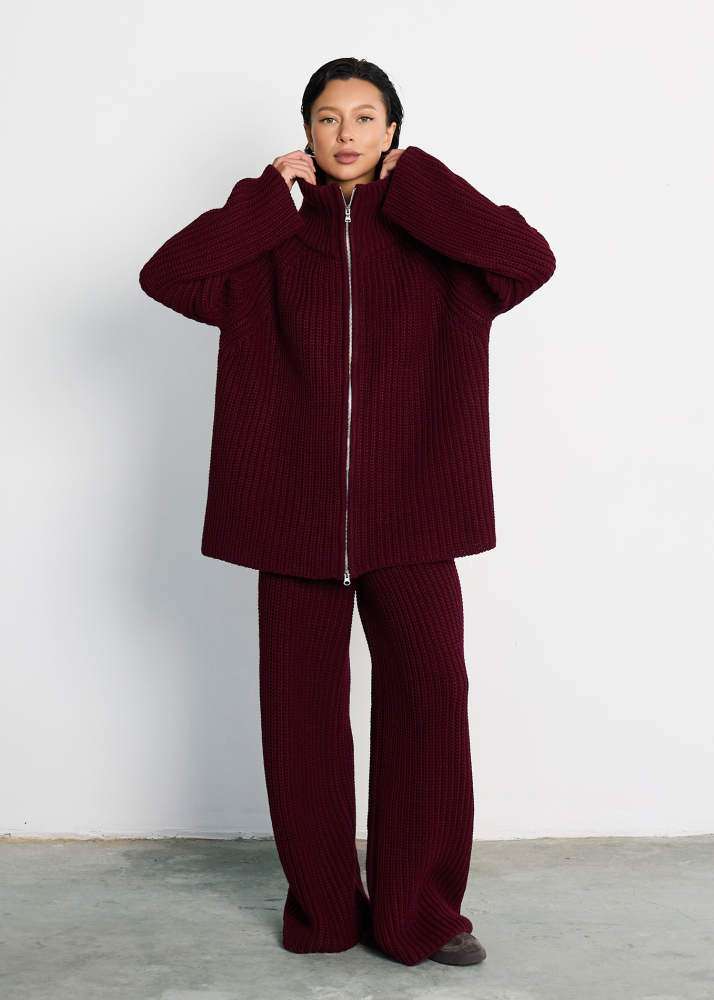 Брюки WARM bordo ALÁBEL