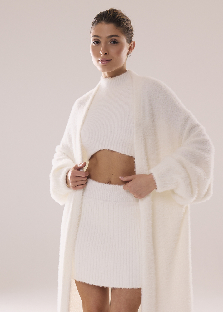 Кардиган ANGORA white ALÁBEL