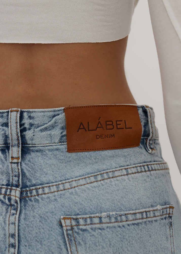 Джинсы BASIC голубые ALÁBEL