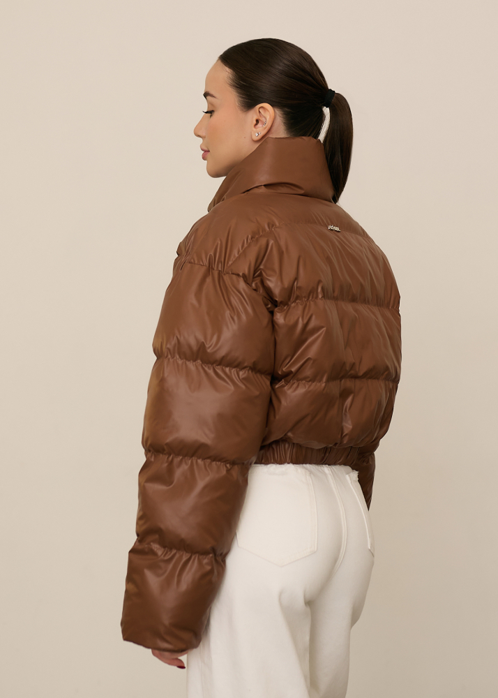 Пуховик Puffy brown ALÁBEL