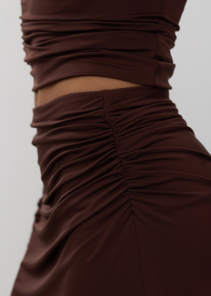 Юбка Tyla brown ALÁBEL