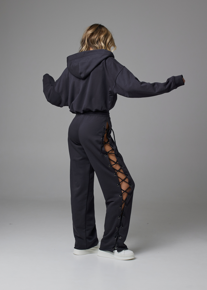 Зип худи графит  ALÁBEL