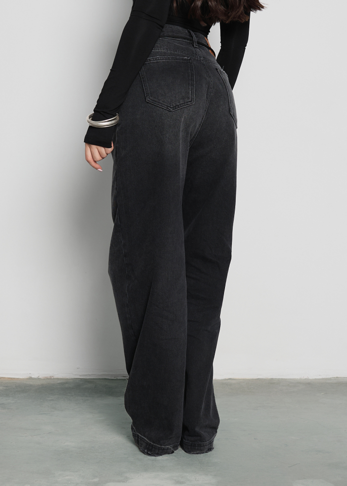 Джинсы BASIC черные ALÁBEL