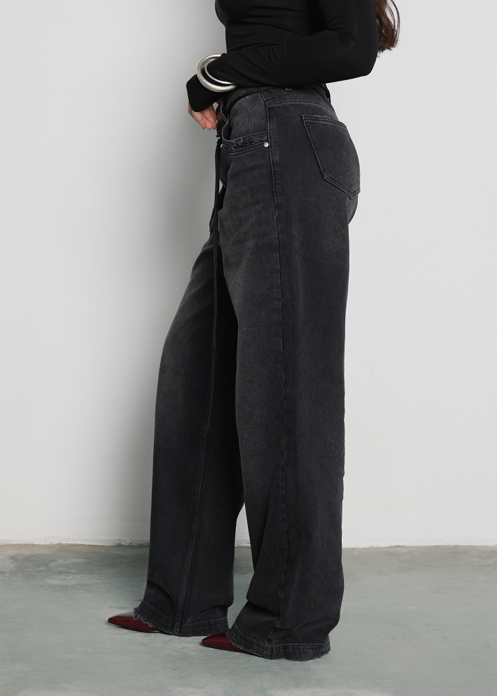 Джинсы BASIC черные ALÁBEL