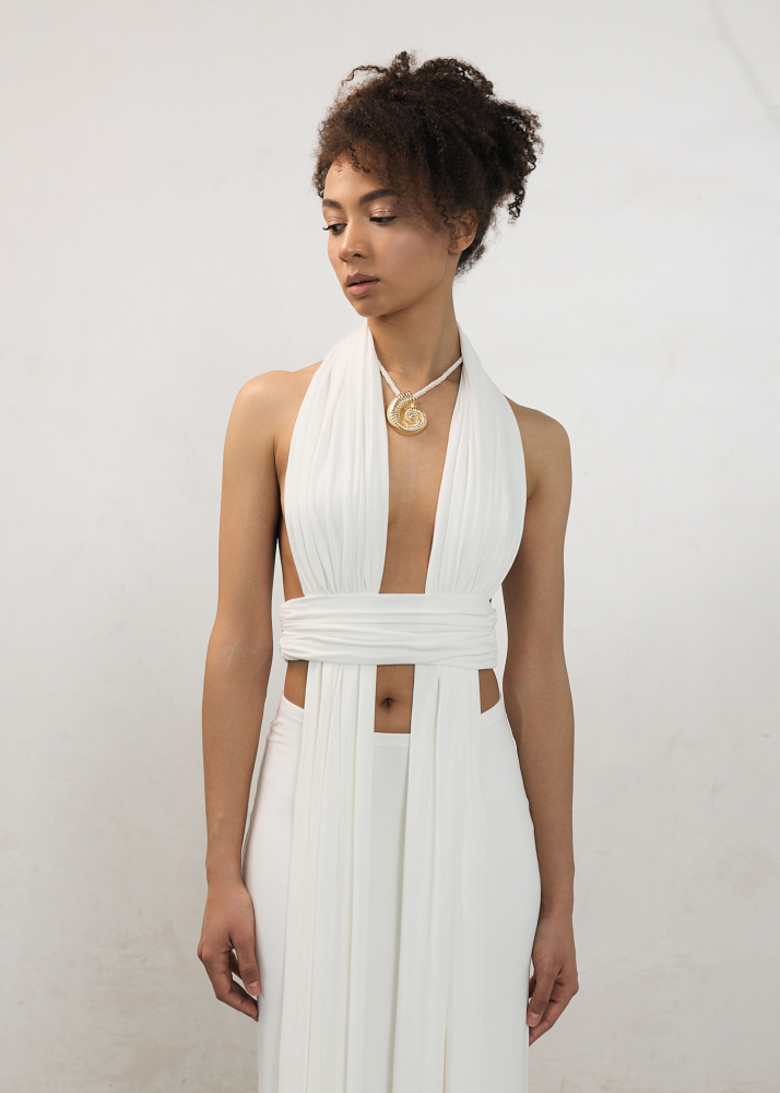 Платье Sienna white ALÁBEL