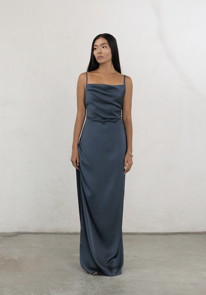 Платье Midnight navy blue ALÁBEL