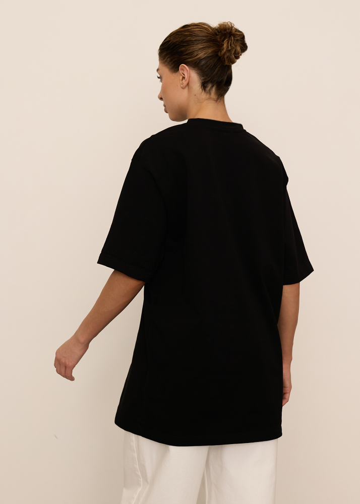 Футболка BASE черная ALÁBEL