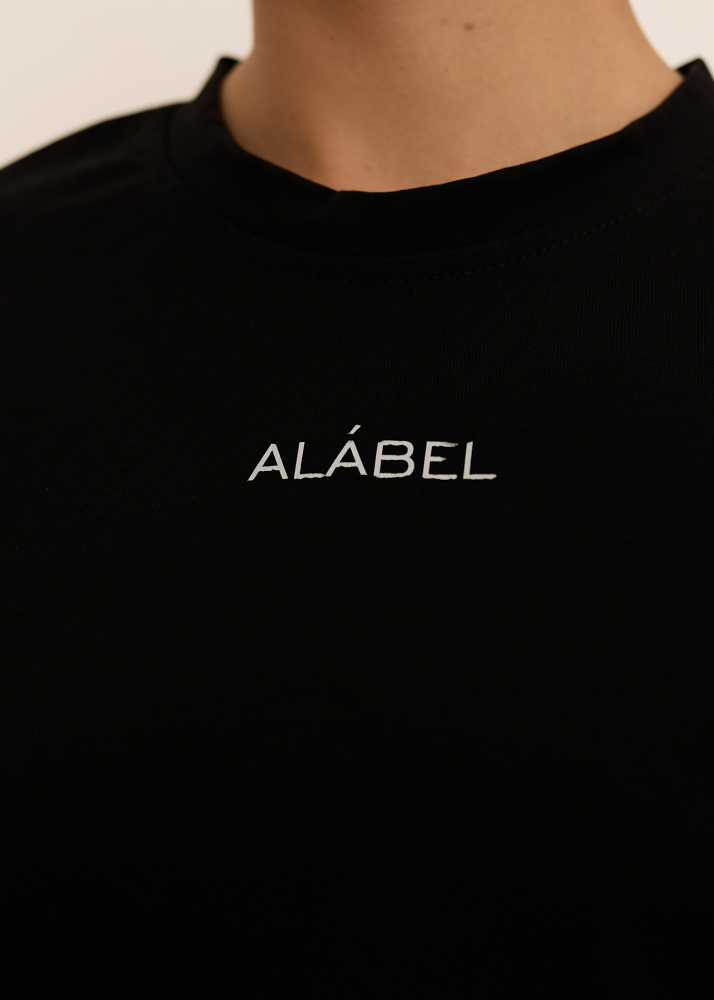 Футболка BASE черная ALÁBEL