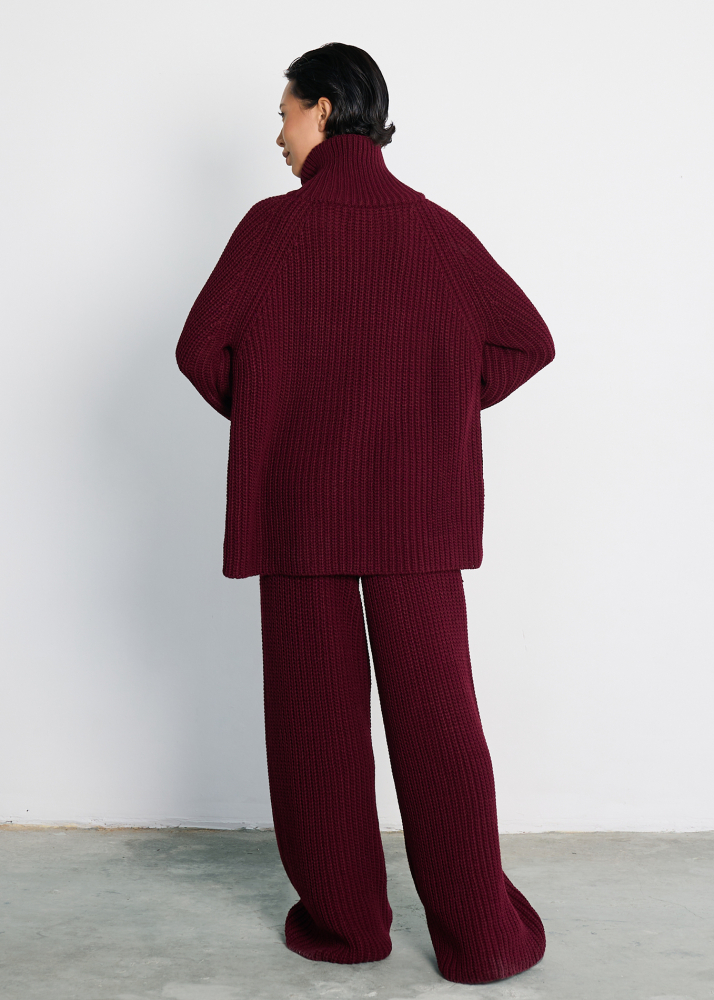 Брюки WARM bordo ALÁBEL