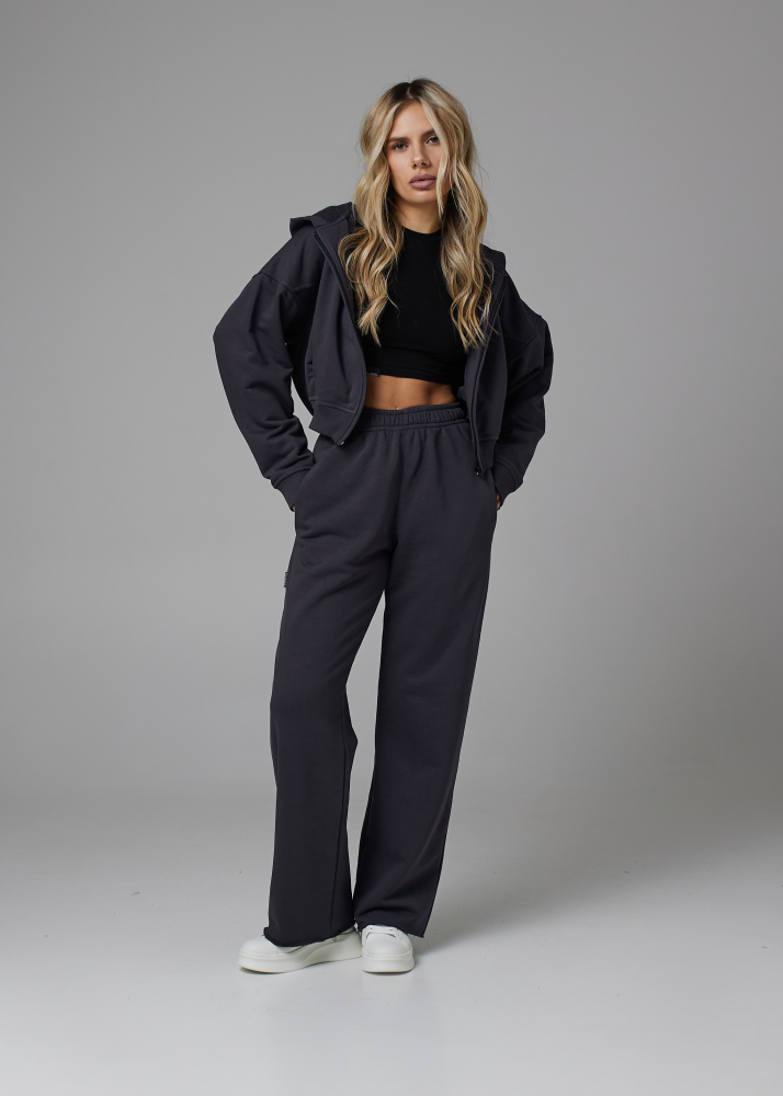 Зип худи графит  ALÁBEL