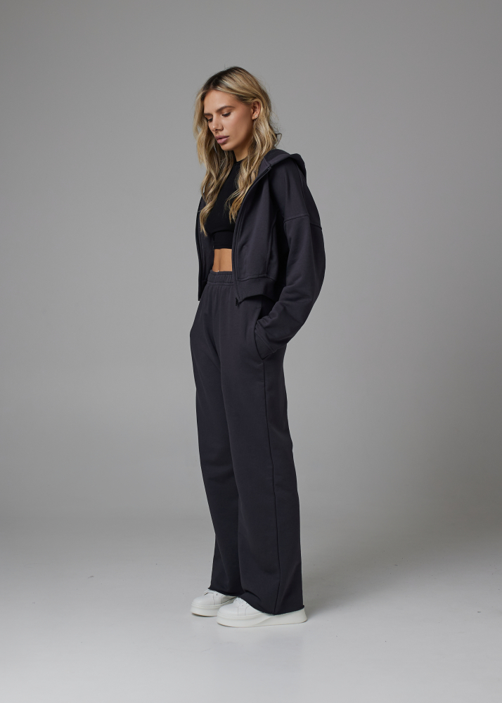 Зип худи графит  ALÁBEL