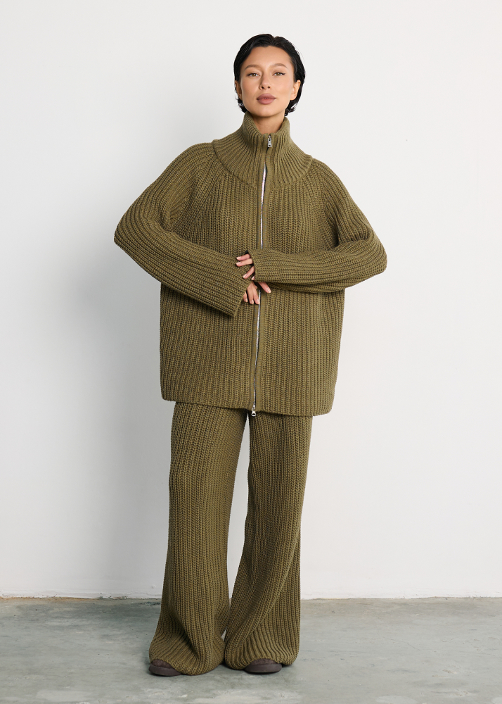 Свитер WARM khaki ALÁBEL