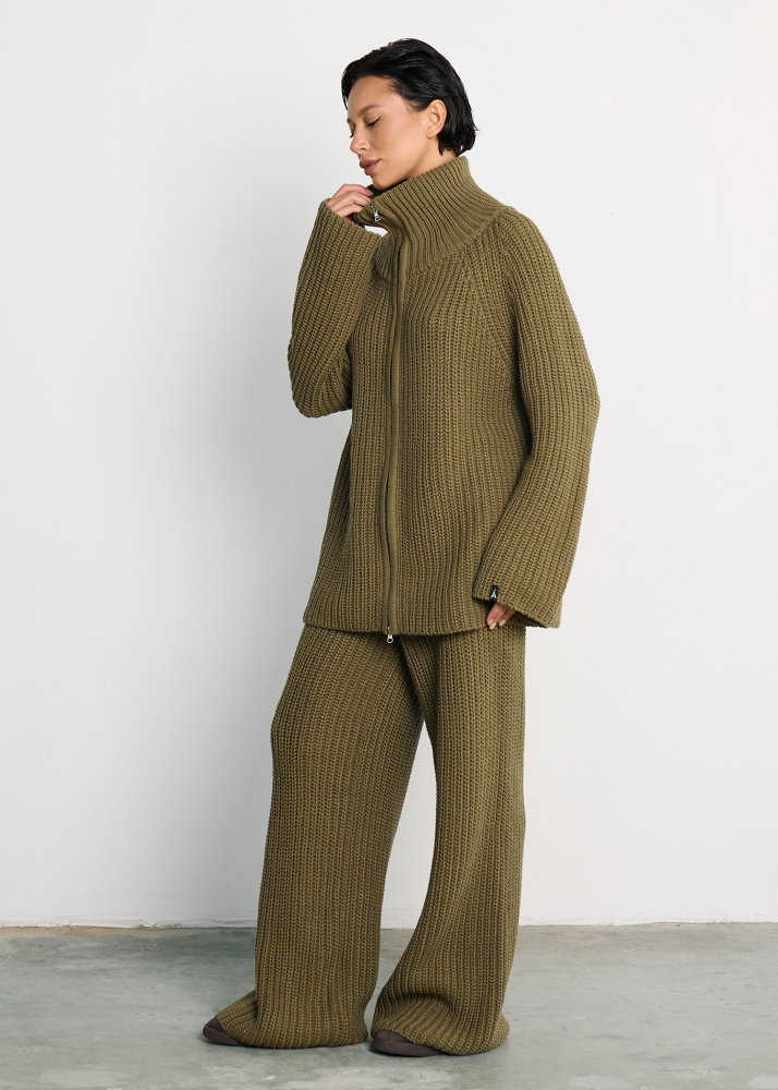 Свитер WARM khaki ALÁBEL