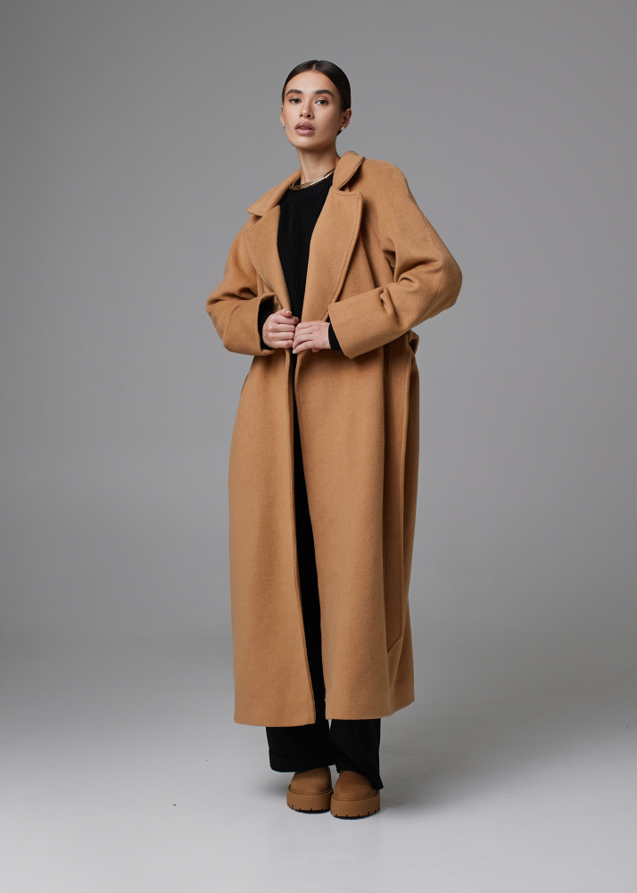 Пальто бежевое ALÁBEL