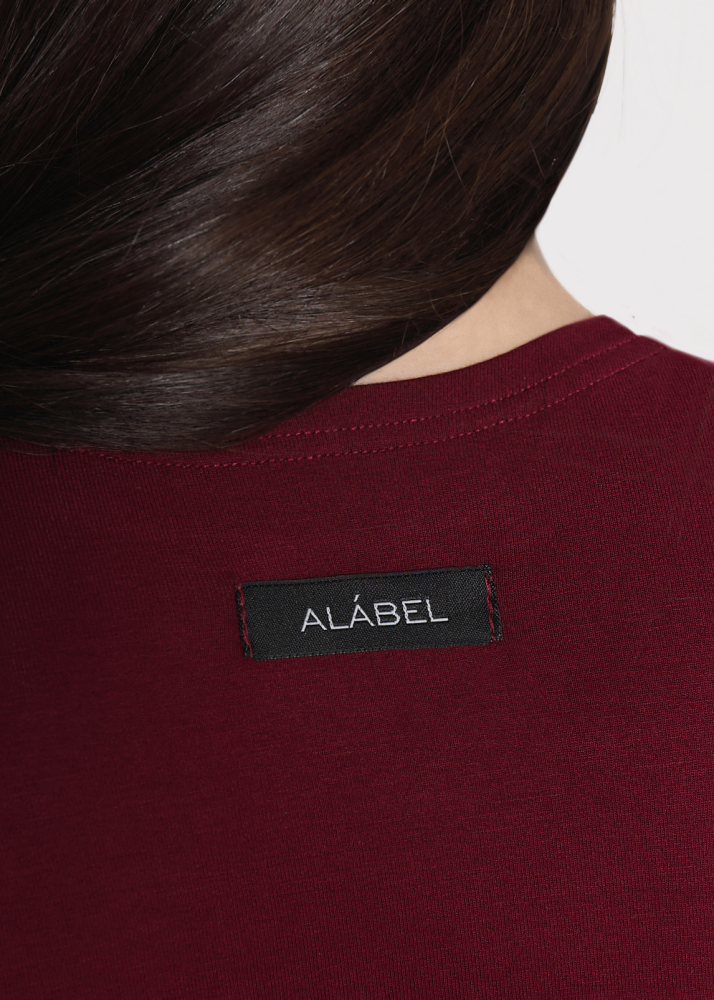 Футболка SKIN bordo ALÁBEL