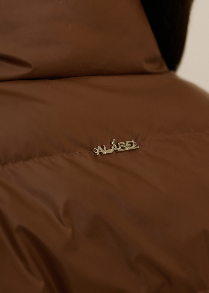 Пуховик Puffy brown ALÁBEL