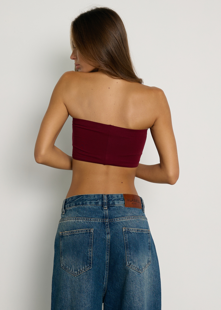 Топ-бандо bordo ALÁBEL