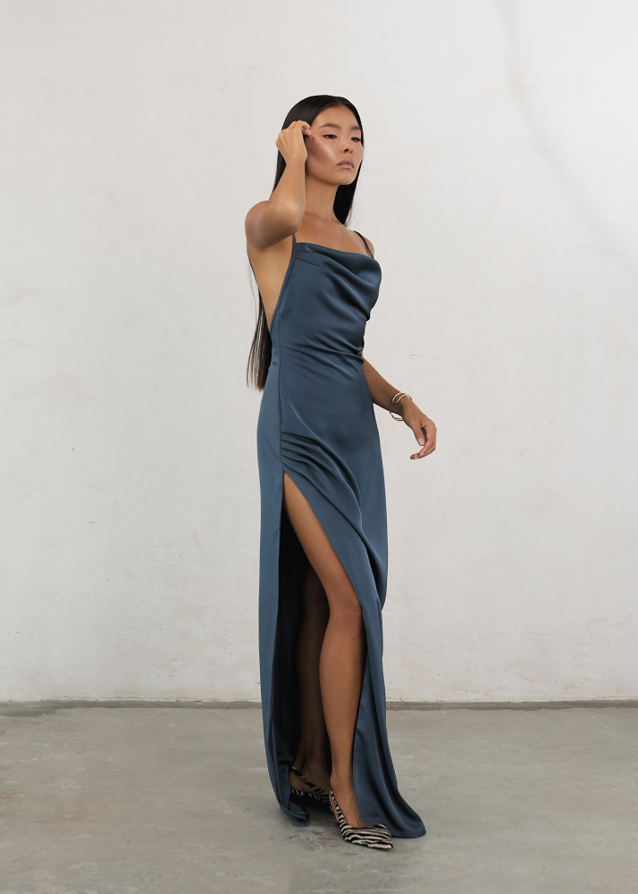 Платье Midnight navy blue ALÁBEL