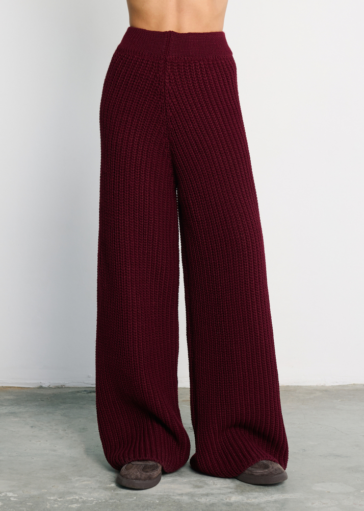 Брюки WARM bordo ALÁBEL