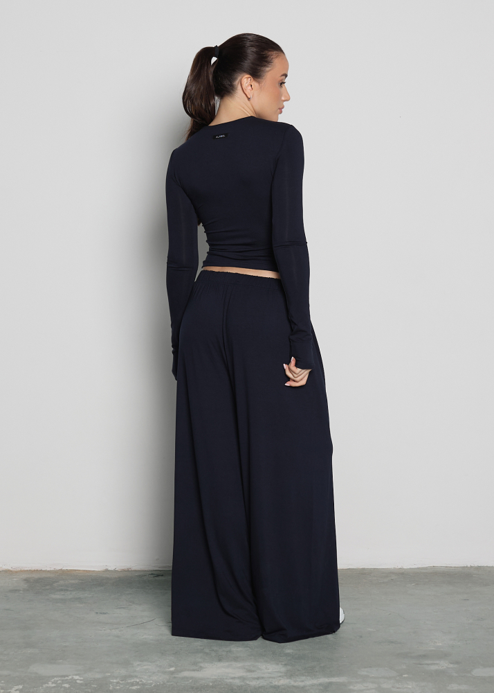 Брюки SKIN navy blue ALÁBEL