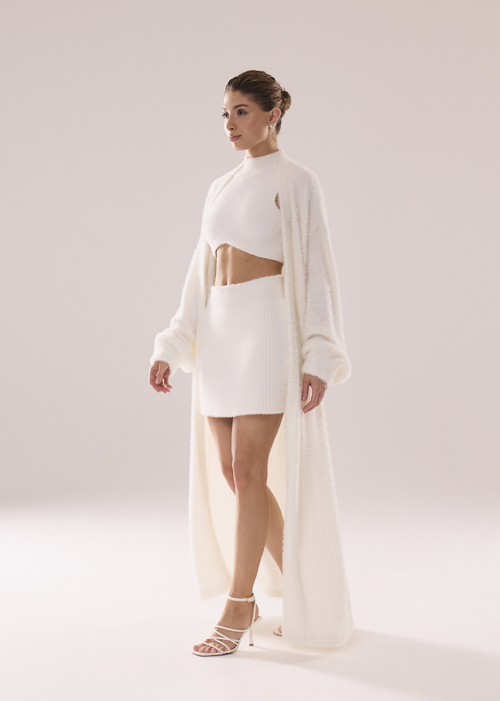 Кардиган ANGORA white ALÁBEL